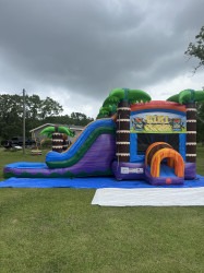 4 in 1 16' x 30' Tiki Plunge Double Lane